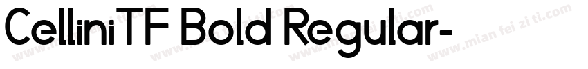CelliniTF Bold Regular字体转换